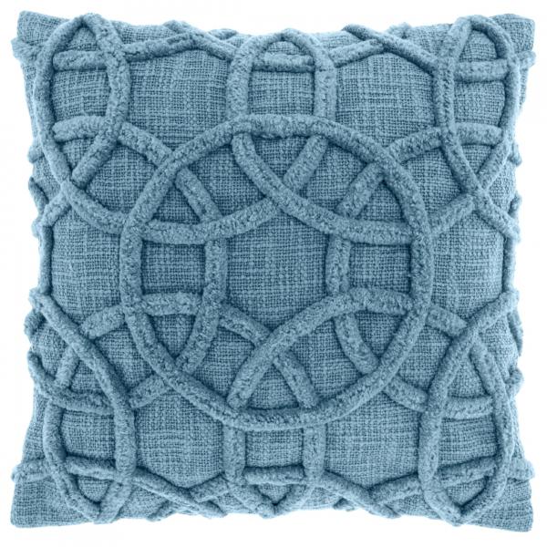 Unique Living cushion Everon jeans blue 45 x 45 cm