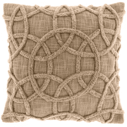 Unique Living cushion Everon taupe 45 x 45 cm