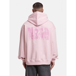 weicher DEF Herren Hoodie Rippstrick Kapuze mit Baumwolle Rosa