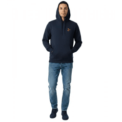 weicher ON THAT ASS Arcano2 Hoodie Herren Baumwoll-Sweater mit Fleece-Innenfutter Navy-Blau