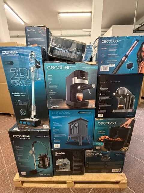 Wholesale offer, P14092, EL, 75% BELOW RETAIL, cat. B (unverified AMAZON RETURNS Cecotec Home Appliances), 25 items, avr. 27,34€/Item