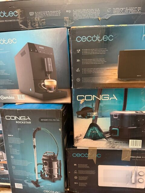 Wholesale offer, P14092, EL, 75% BELOW RETAIL, cat. B (unverified AMAZON RETURNS Cecotec Home Appliances), 25 items, avr. 27,34€/Item