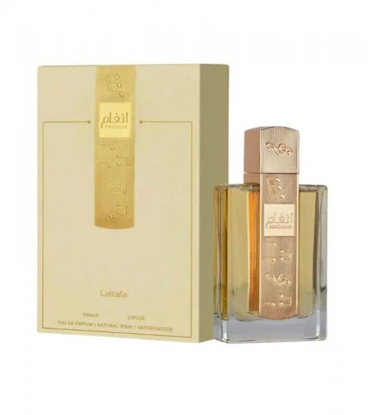 zeitloses Lattafa Angham Gold Unisex Eau de Parfum eleganter K&ouml;rper-Duft f&uuml;r Damen und Herren 100ml Gold
