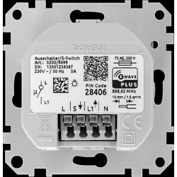 Ausschalter Merten, System M 