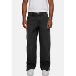 bequeme URBAN CLASSICS Herren Jeans Straight Fit mit Baumwolle Schwarz