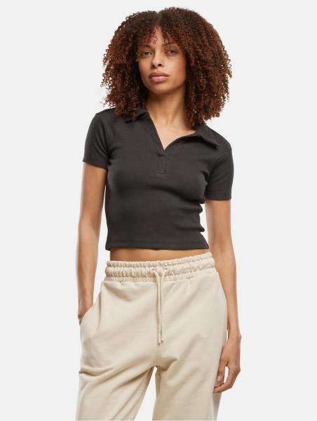bequemes DEF Damen T-Shirt mit Baumwolle Schwarz