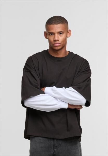 bequemes DEF Herren T-Shirt mit Baumwolle Schwarz