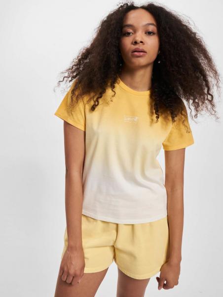 bequemes LEVI&acute;S Damen T-Shirt mit Baumwolle Gelb