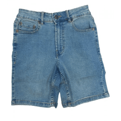 Denim Project Damen Jeans-Short stylische Denim-Hose mit Five-Pocket-Style Baumwoll-Hose DPColl2-004 403 Blau