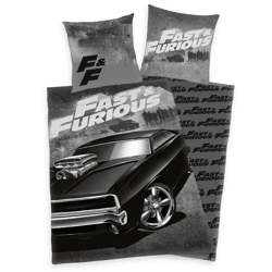 Fast & Furious Bettwäsche - 80 x 80 + 135 x 200 cm