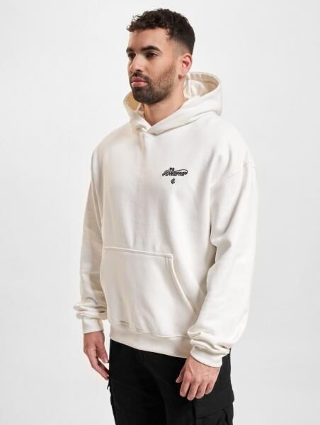 l&auml;ssiger Rocawear Herren Hoodie Rippb&uuml;ndchen Kapuze mit Baumwolle Wei&szlig;