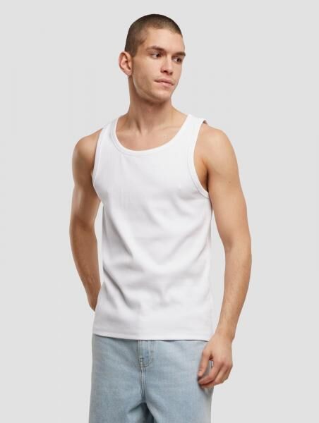 l&auml;ssiges DEF Herren T-Shirt mit Baumwolle Wei&szlig;