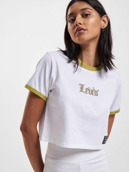 l&auml;ssiges LEVI&acute;S Damen T-Shirt mit Baumwolle Blau