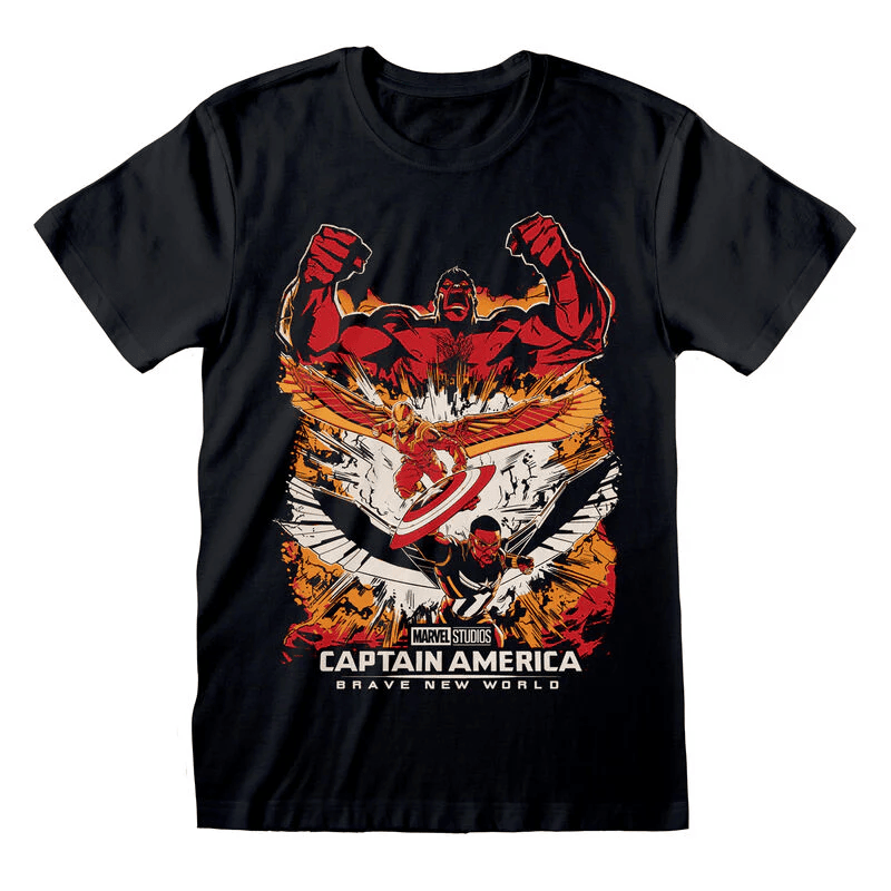 Marvel Captain America - Brave New World T-Shirt - Gr&ouml;&szlig;e M