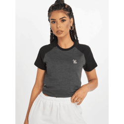 modernes Just Rhyse Damen T-Shirt Grau