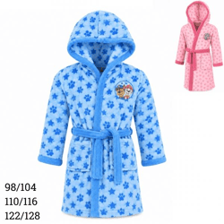 Paw Patrol Bademantel für Kinder aus Fleece, 6 verschiedene Modelle, B-Ware