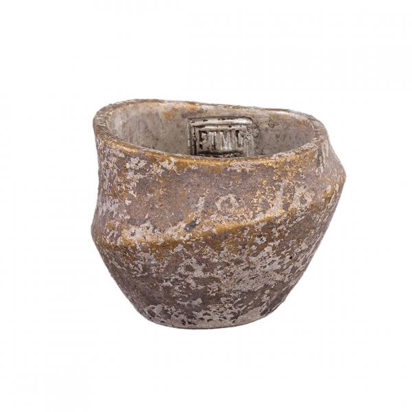 PTMD Blumentopf Rishell XS, bronzefarben, 10 cm
