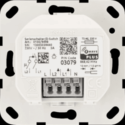 Serienschalter Gira, System Gira 55 