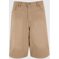 sommerliche Urban Classics Herren Shorts Denim mit Baumwolle Beige