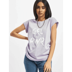 sportliches Mister Tee Damen T-Shirt 140 g/m² mit Baumwolle Violett