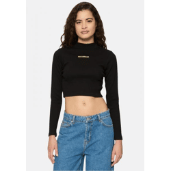 sportliches Rocawear Damen T-Shirt Stretch mit Baumwolle Schwarz