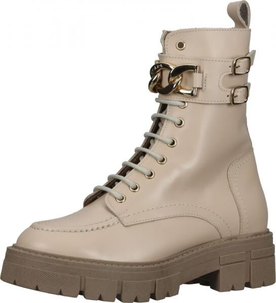 Vielseitige SCAPA Stiefelette Schn&uuml;rschuhe f&uuml;r Damen 21/9603 120 Beige