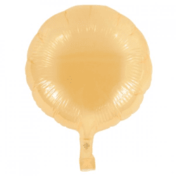 Amscan Folienballon, rund, orange, 30 cm