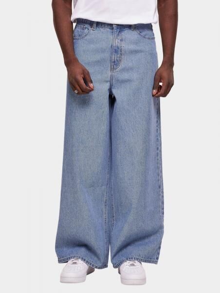 bequeme Urban Classics Herren Jeans Taschen Oversize mit Baumwolle Blau