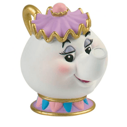 Bullyland 12474 - Disney Die Schöne und das Biest Spielfigur Madame Pottine, 6cm
