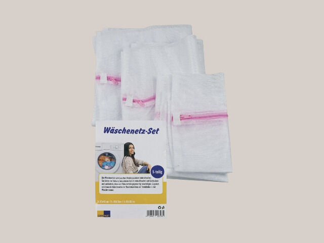 EUROPART Wäschenetz für Waschmaschine Set 5-teilig Waschbeutel Feinwäsche Dessous Socken 30x40 40x50 50x60 cm