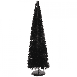 Kerstboom Sparkle zwart 50 cm