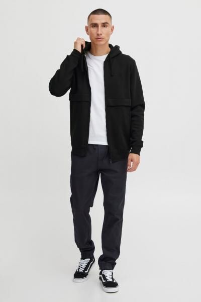 klassische 11 PROJECT PRAnnir Herren Sweatjacke mit Rei&szlig;verschluss Jacke 20715241ME-194007 Schwarz