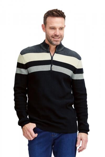 klassische FQ1924 FQKyle Herren Zip-Jacke mit Stehkragen Jacke 21900654-194011 Grau