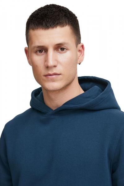 klassischer 11 PROJECT PRRavn Herren Kapuzenpullover aus Sweat Hoodie 20716672ME-194024 Blau