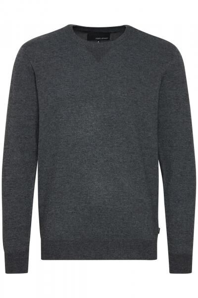klassischer BLEND BHCerstan Herren Feinstrickpullover mit Rundhals Strickpullover 20716722ME-200278 Grau