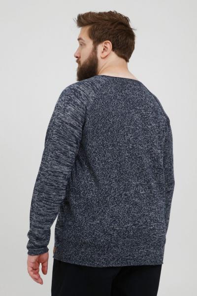 klassischer BLEND BHDan BT Herren Feinstrickpullover mit Rundhals Strickpullover 20713439ME-194024 Blau
