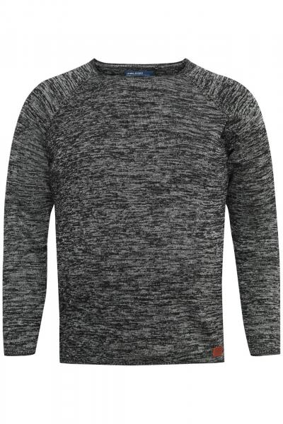 klassischer BLEND BHDan BT Herren Feinstrickpullover mit Rundhals Strickpullover Gro&szlig;e Gr&ouml;&szlig;en 20713439ME-194007 Schwarz
