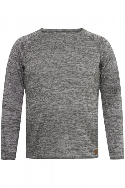 klassischer BLEND BHDan BT Herren Feinstrickpullover mit Rundhals Strickpullover Gro&szlig;e Gr&ouml;&szlig;en 20713439ME-200277 Grau