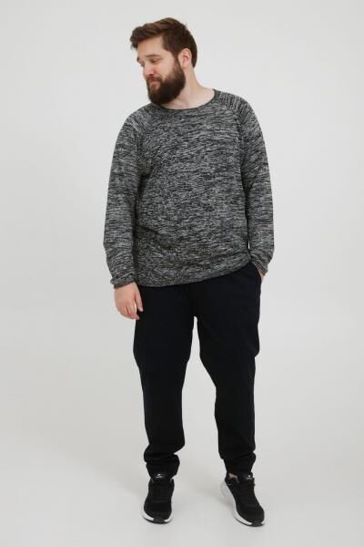 klassischer BLEND BHDan BT Herren Feinstrickpullover mit Rundhals Strickpullover Gro&szlig;e Gr&ouml;&szlig;en 20713439ME-194007 Schwarz