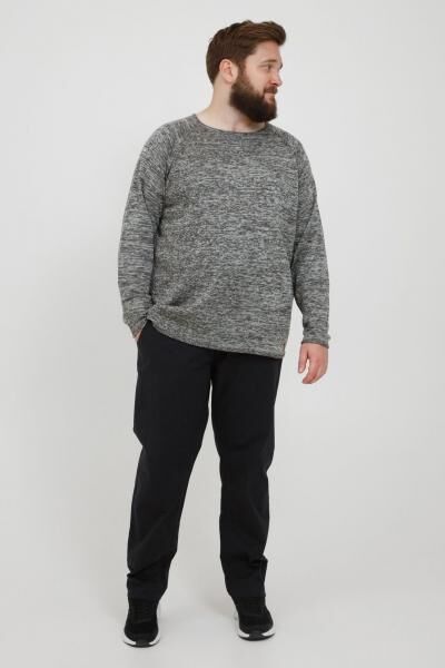 klassischer BLEND BHDan BT Herren Feinstrickpullover mit Rundhals Strickpullover Gro&szlig;e Gr&ouml;&szlig;en 20713439ME-200277 Grau