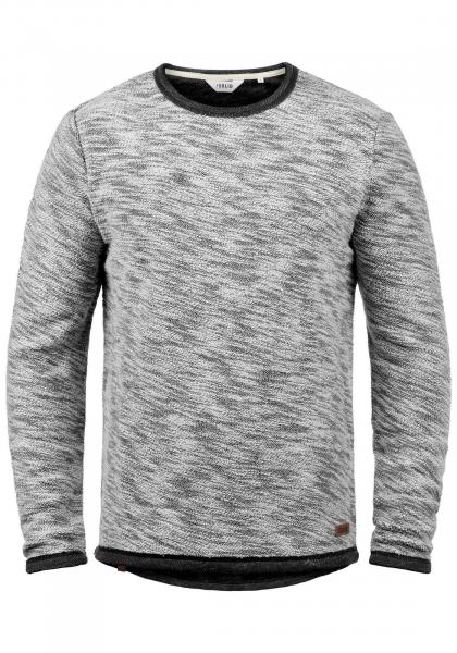 klassisches SOLID SDFlocks Herren Sweatshirt mit Rundhals Pullover 21102722ME-9000 Schwarz