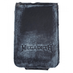 MEGADETH MP3-Player-Hülle Metal-Band Schutz-Case im Damaged-Look Musik-Player iPod-Player 11x7x1,5 cm Schwarz/Blau