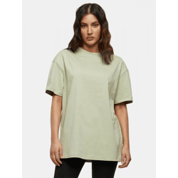 modernes Build Your Brand Damen T-Shirt Oversize 220 g/m² mit Baumwolle Grün