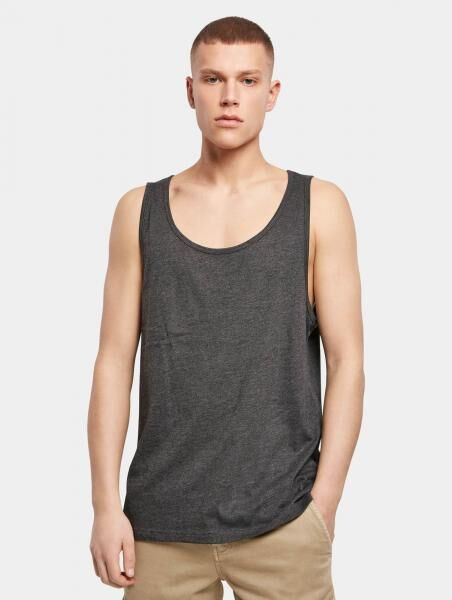 modernes Build Your Brand Herren T-Shirt 140 g/m&sup2; mit Baumwolle Anthrazit