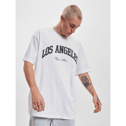 modernes Mister Tee Herren T-Shirt Oversize 240 g/m² mit Baumwolle Weiß