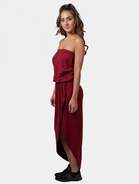 modisches Urban Classics Damen Kleid Stretch 170 g/m&sup2; Rot