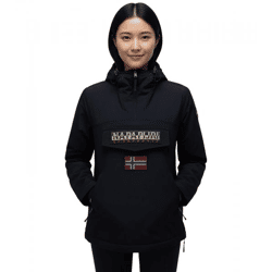 NAPAPIJRI Rainforest Damen Übergangs-Jacke mit nachhaltiger Comfortemp-Synthetikfüllung Windbreaker Wind-Jacke NP0A4GM60411 Schwarz