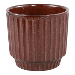 PTMD bloempot Hodor L donkerbruin 17 cm