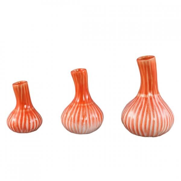 PTMD Vase „Jaclyne L“, orange, 17 cm