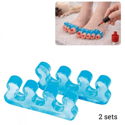 Rubberneck teenspreider blauw 7,5 cm 2 sets
